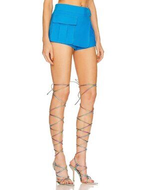 DUNDAS x REVOLVE Iggy Thigh High Wrap Heels in Multi 6 New Womens Leather Sandal